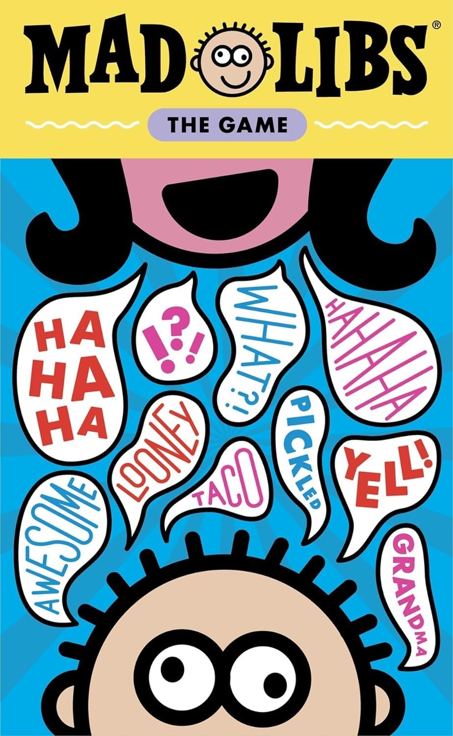 Looney Labs Mad Libs players around table enjoy fast, giggly rounds
