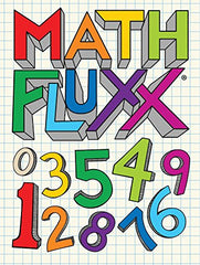 Looney Labs Math Fluxx in action during draw-and-play rounds for group learning.