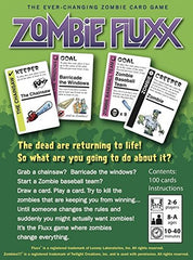 Looney Labs Zombie Fluxx creeper cards spark surprise and chaos.