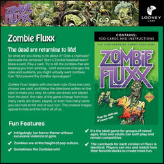 Looney Labs Zombie Fluxx suits 2-6 players for versatile game nights.