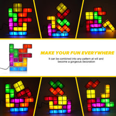 LOSCHEN seven-color LED blocks illuminate with a single power box.
