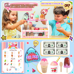 Loscola ice cream scoops support counting, pouring, and friendly service in play.