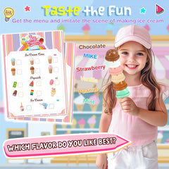 Loscola play money and menu promote basic money skills during pretend-store sessions.
