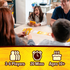 Lost Boy Entertainment Burst card game opening, box ready for quick, spontaneous play.