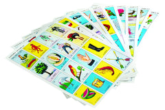 Loteria Don Clemente jumbo set shows multiple boards for group play