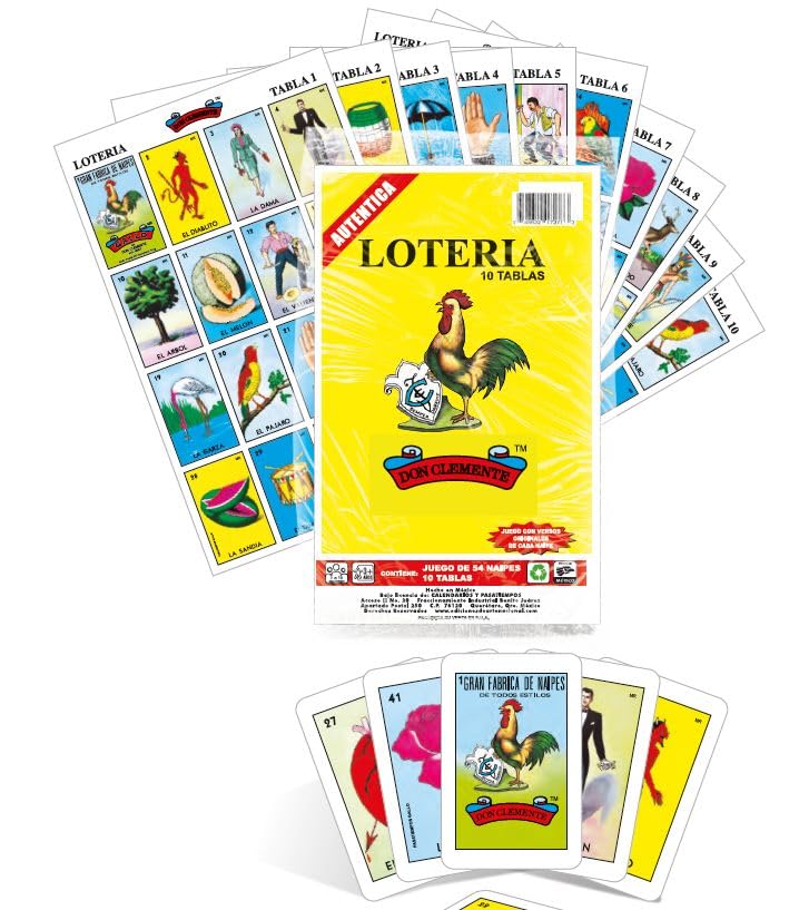 Don Clemente Loteria travel case enabling portable heritage fun.