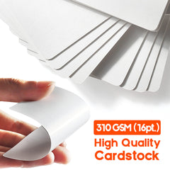 LotFancy blank playing cards stacked, ideal for quick note cards and DIY games.