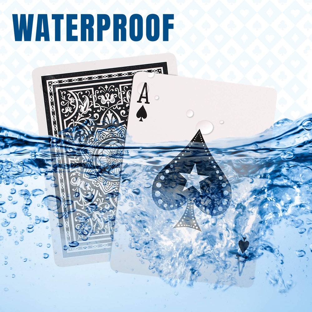 LotFancy frosted backing provides a comfortable grip for easy shuffling.