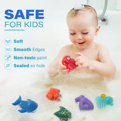 LotFancy turtle bath toy suitable for little hands and water table play