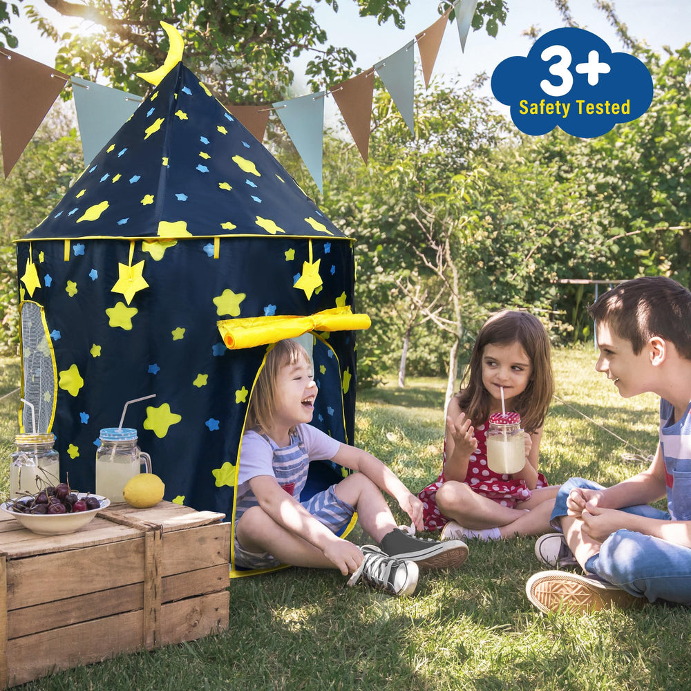 LotFancy tent measures 53 inches tall by 41.3 inches diameter