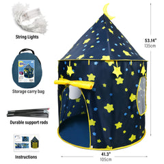 LotFancy tent suitable for indoors and outdoors for versatile play