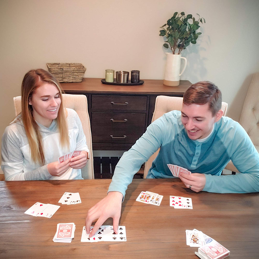 LotFancy poker-size standard-index cards for comfortable dealing and clear numbers