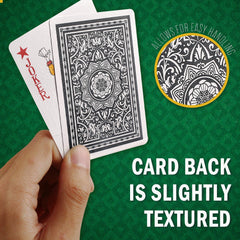 LotFancy PVC cards highlight durability and washability for spills