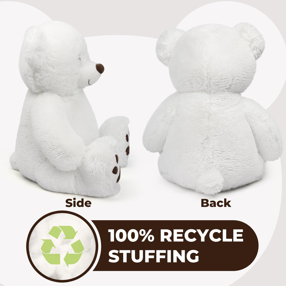 LotFancy teddy bear with safe eyes for durable, child-friendly use.