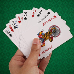 LotFancy washable PVC cards for pool and beach card games.