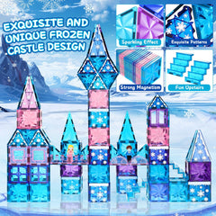 Lotmey snowflake tiles with crystal shine for festive creativity