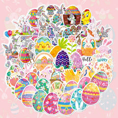 Lotsduoler Easter stickers crafts use, ideal on cards, envelopes, and decor.