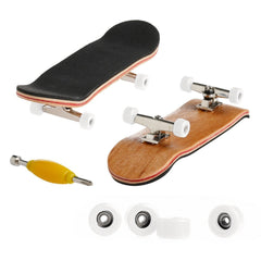 Lottoyday fingerboard deck with maple layers for smooth spins.