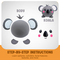 LOUFOR Air Dry Clay Kit tutorials guide themed projects