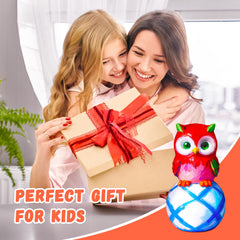 Loungelore warm night light glows softly in a kid room.