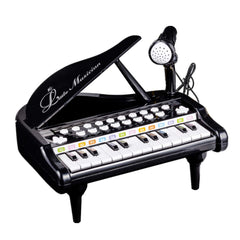 Love&Mini toddler piano with 24 keys in black, ideal for beginner creativity