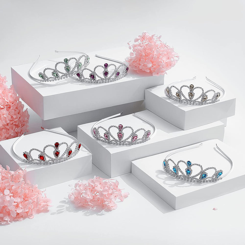 Lovelyshop Pink Gems Tiara wearable design keeps kids comfy during celebrations.
