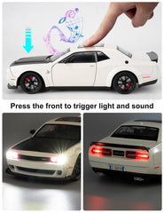 LovePosely pull-back action lets the car glide smoothly after a light pull