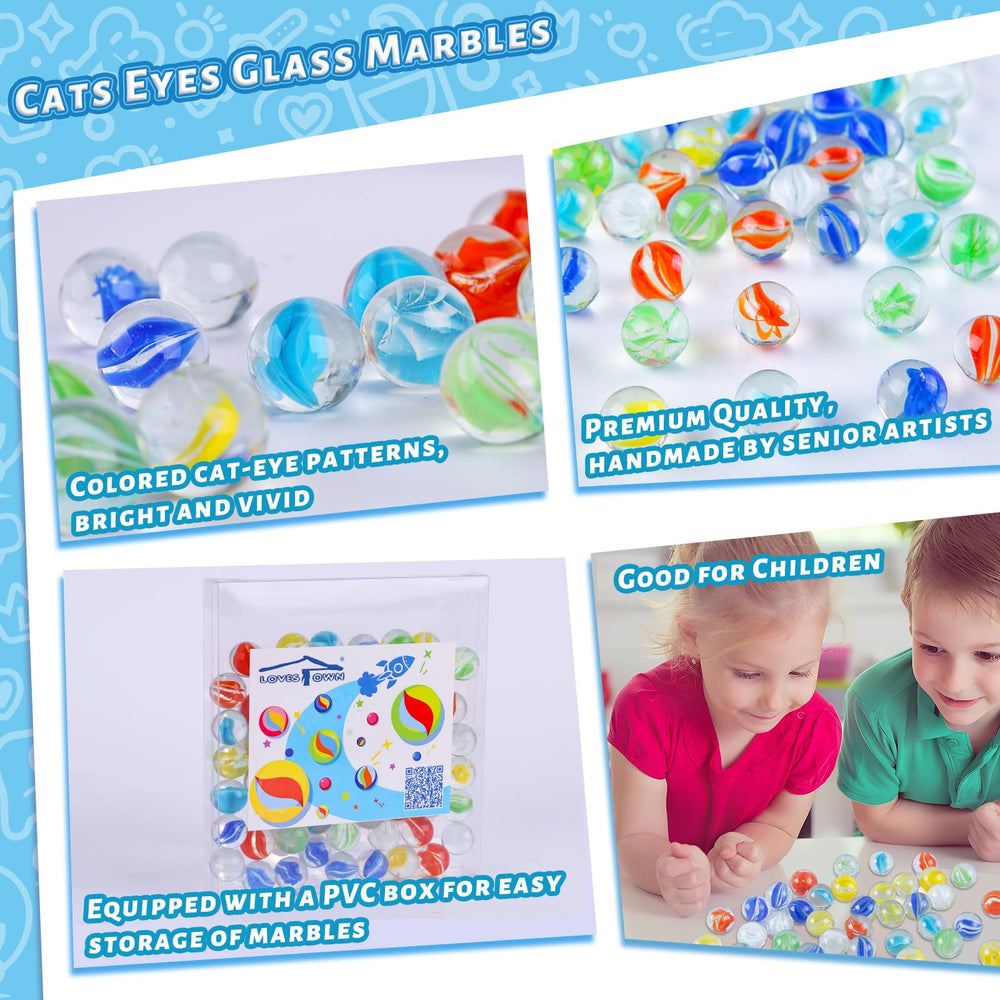 LovesTown marbles ideal as vase fillers and decorative accents.