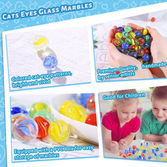 LovesTown marbles ready for kids' games, crafts, and centerpieces.