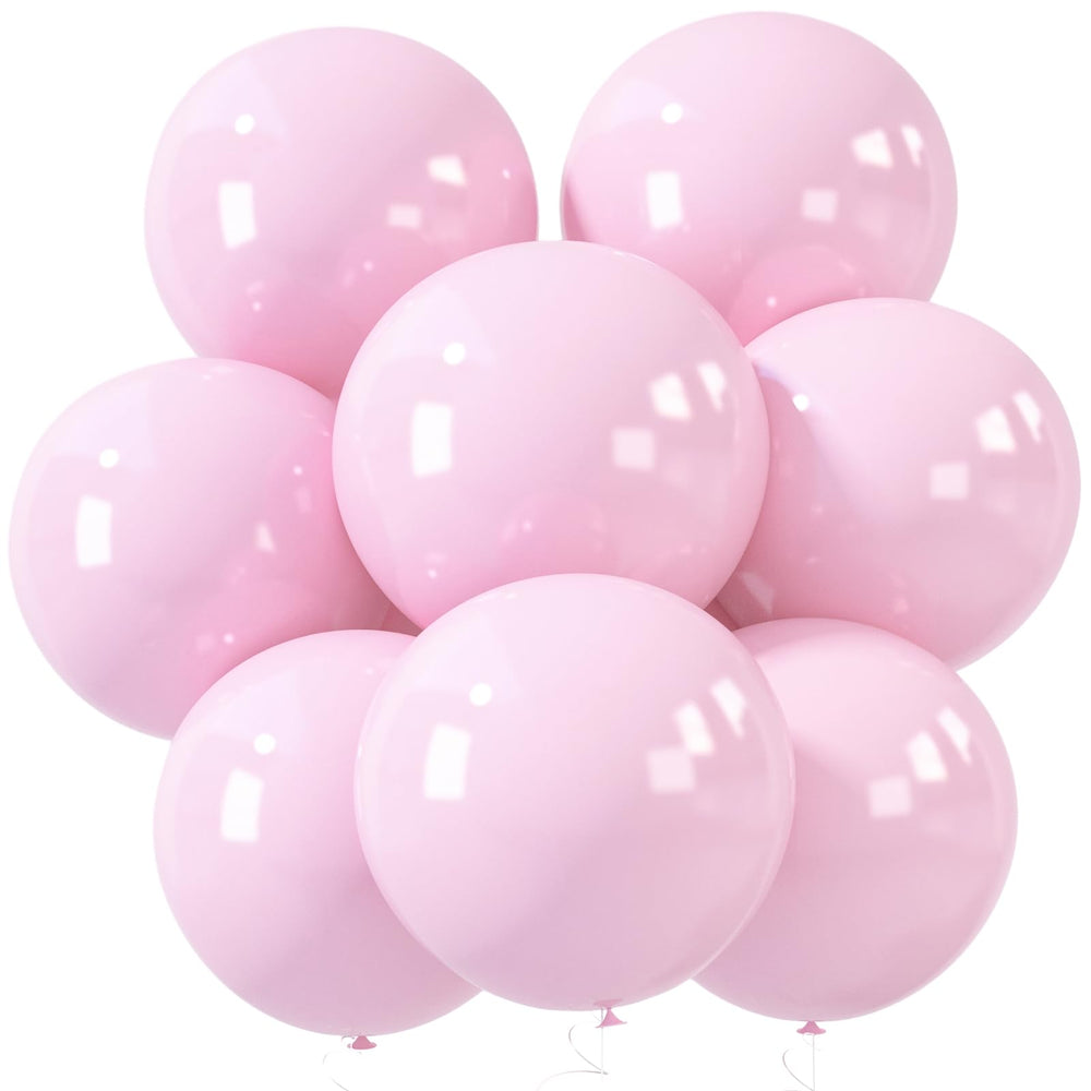 LovesTown pastel pink 18in balloons for a baby shower backdrop