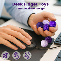 LovesTown portable fidget balls with storage pouch for on-the-go calm