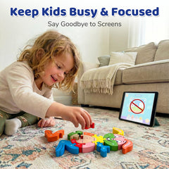 LovesTown colorful rainbow palette makes learning visually engaging during play