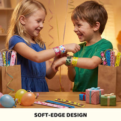 LovesTown Slap Bracelets soft-edge safety, skin-friendly design.