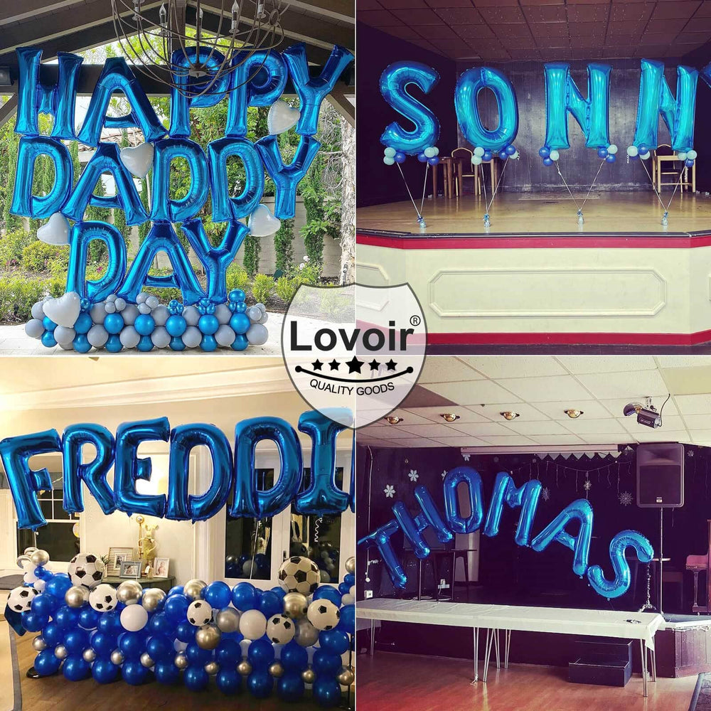 Lovoir customizable letters and banners enable personalized phrase displays.