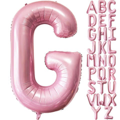 Lovoir pink letter G balloon for bold birthday decor and photo moments