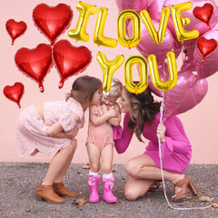 Lovoir Valentine's Day balloons banner suitable for weddings and parties
