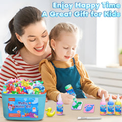Lovyi kids enjoy indoor DIY activity promoting imagination and hands-on learning.