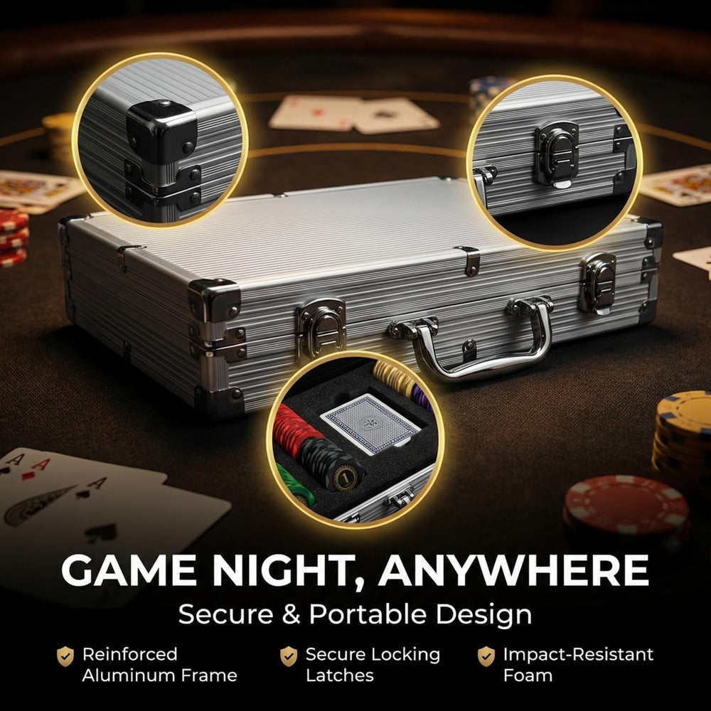 LOYCHIP dice and buttons support fast paced betting rounds during play.
