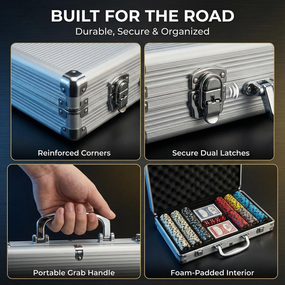 LOYCHIP five dice enable flexible betting and rule variations.