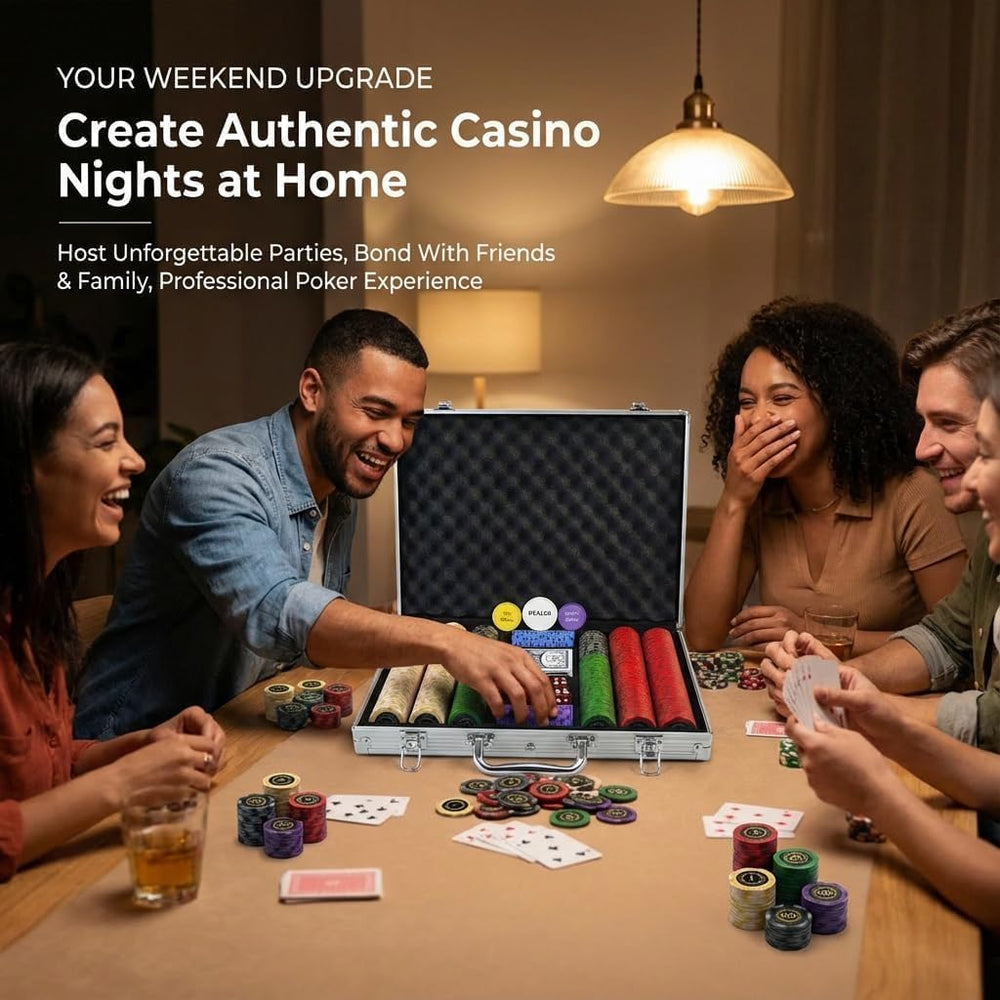 LOYCHIP game night setup ready for two to ten players and social play.