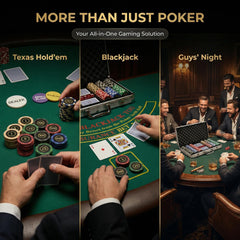 LOYCHIP two decks of playing cards included for immediate gameplay variety.