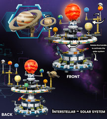 Loyratche planet orbit gear mechanism in action during build