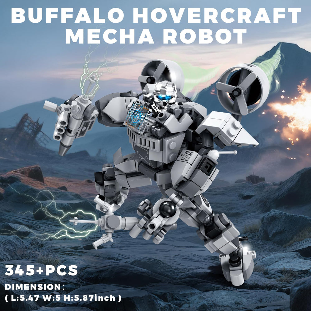 Loyratche mech with rotatable joints enables varied poses during play