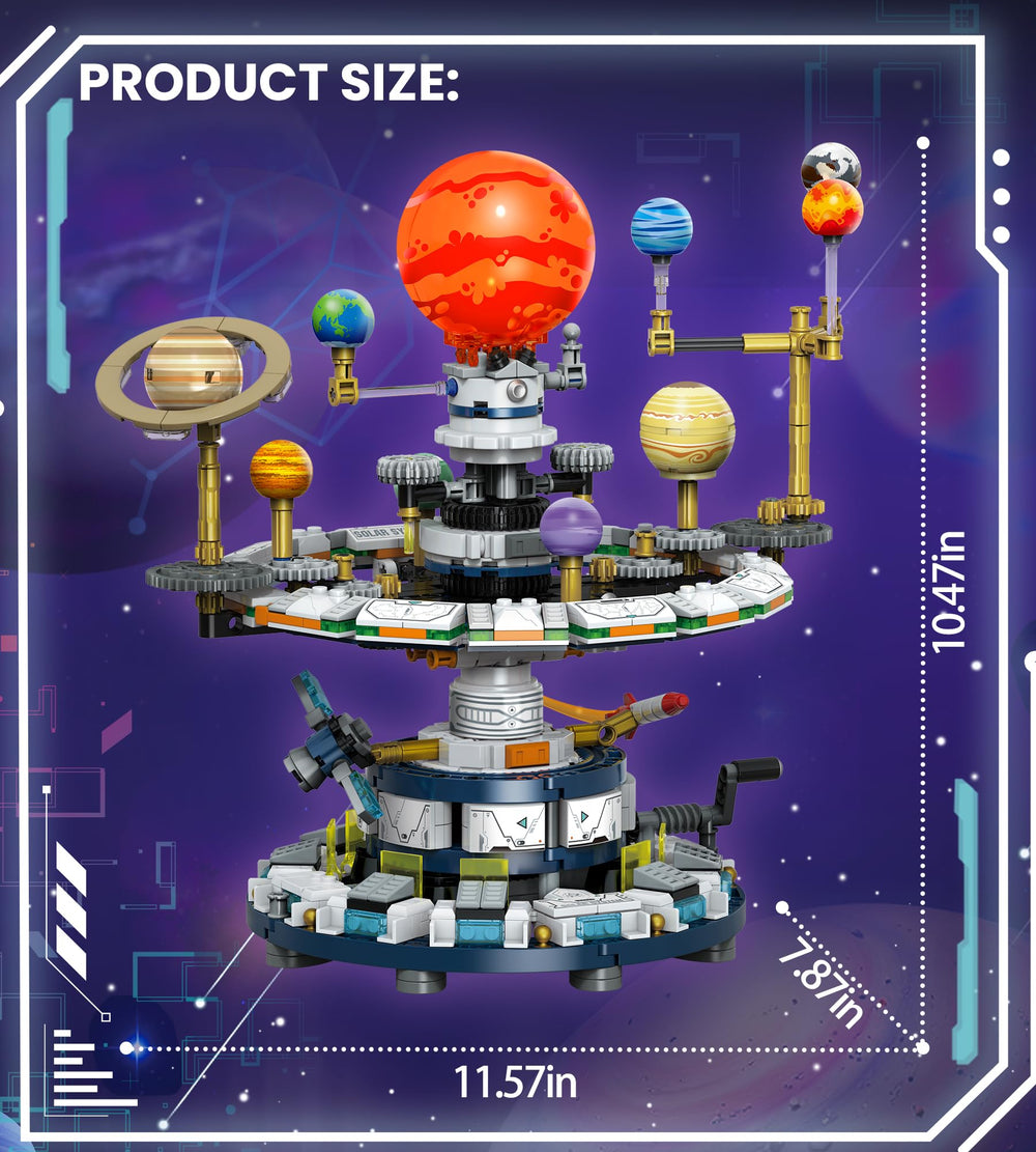 Loyratche sun and planets model offers tactile astronomy exploration