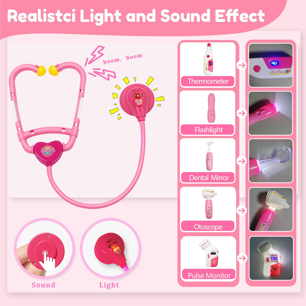 LPFG thermometer light-up features spark curiosity while children explore health themes.