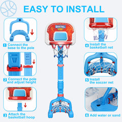 LPFG height-adjustable pole grows with your child from 24 to 53 inches