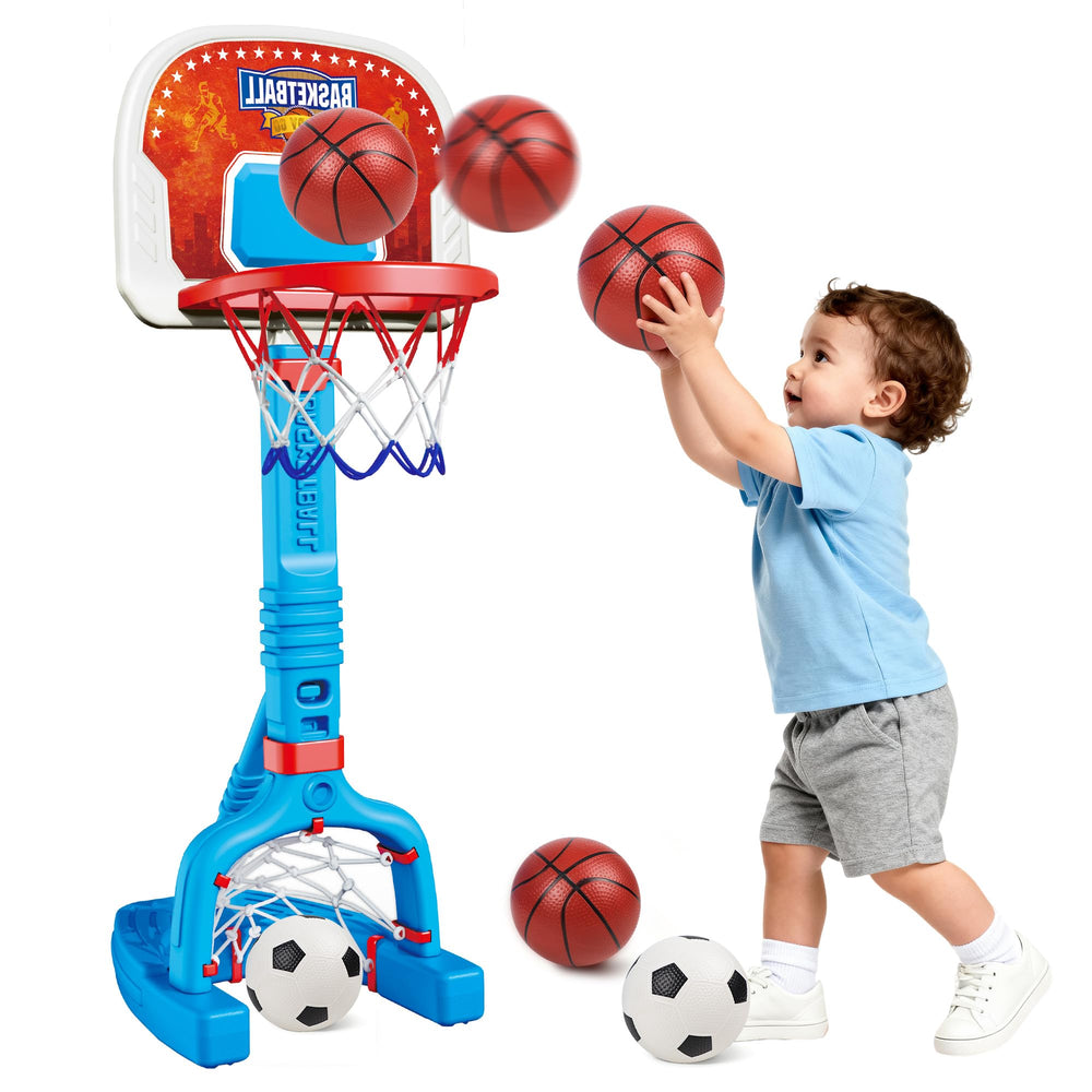 LPFG toddler basketball hoop base provides stable support indoors or poolside