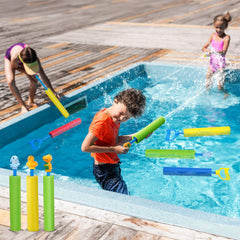 LQYoyz water guns floating on water for easy retrieval.