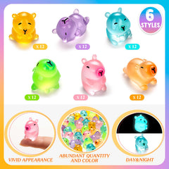 LSGYPAQ mini resin capybara details for craft projects