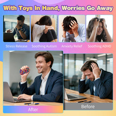 Lshfjnd Sensory Fidget Toy colorful-pattern-design highlights creativity and shared relaxation.